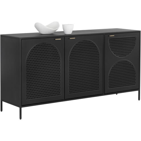 Aziza 59 X 16 inch Black Sideboard